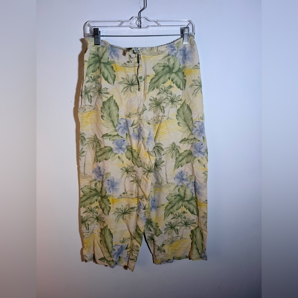Vintage Tommy Bahama Silk Floral Print Pants